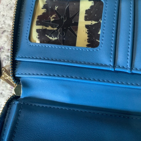 Retired Loungefly GLOW IN THE DARK Peter Pan and friends wallet. GUC - Picture 7 of 12